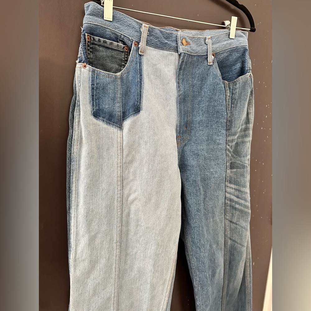 B SIDES Vintage Reworked Plein Jean - Picture 5 of 12